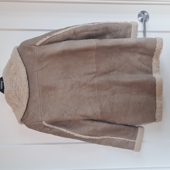 Maje shearling coat - Picture 3 of 5